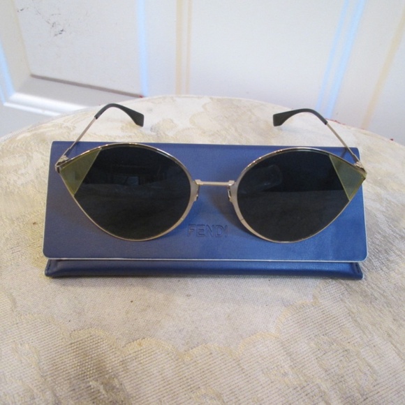 new FENDI FF03411S women\'s gold/gray sunglasses main image 12